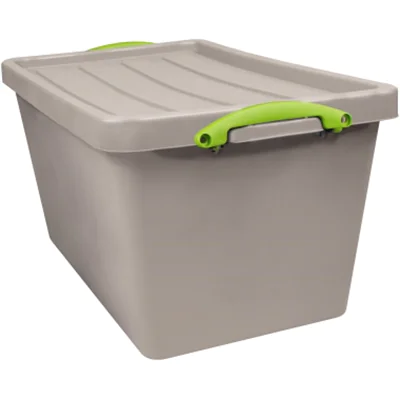 Really Useful Box Aufbewahrungsbox Recycling 40 x 35 x 60 cm (B x H x T) 56l Polypropylen, 100 % recycelt taubengrau Really Useful Box Aufbewahrungsbox Recycling 40 x 35 x 60 cm (B x H x T) 56l Polypropylen, 100 % recycelt taubengrau