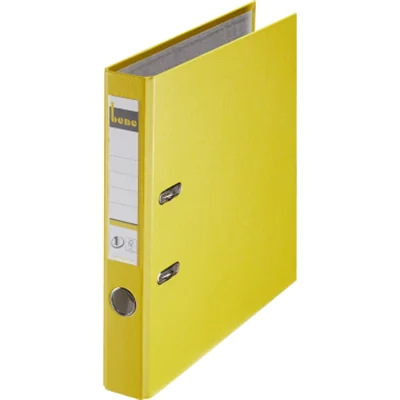 Bene Ordner 291600 GE DIN A4 52mm PP gelb Bene Ordner 291600 GE DIN A4 52mm PP gelb