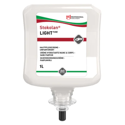 SC Johnson PROFESSIONAL Hautpflegecreme Stokolan® Light PURE nicht parfümiert dermatologisch getestet silikonfrei Kartusche 1l SC Johnson PROFESSIONAL Hautpflegecreme Stokolan® Light PURE nicht parfümiert dermatologisch getestet silikonfrei Kartusche 1l