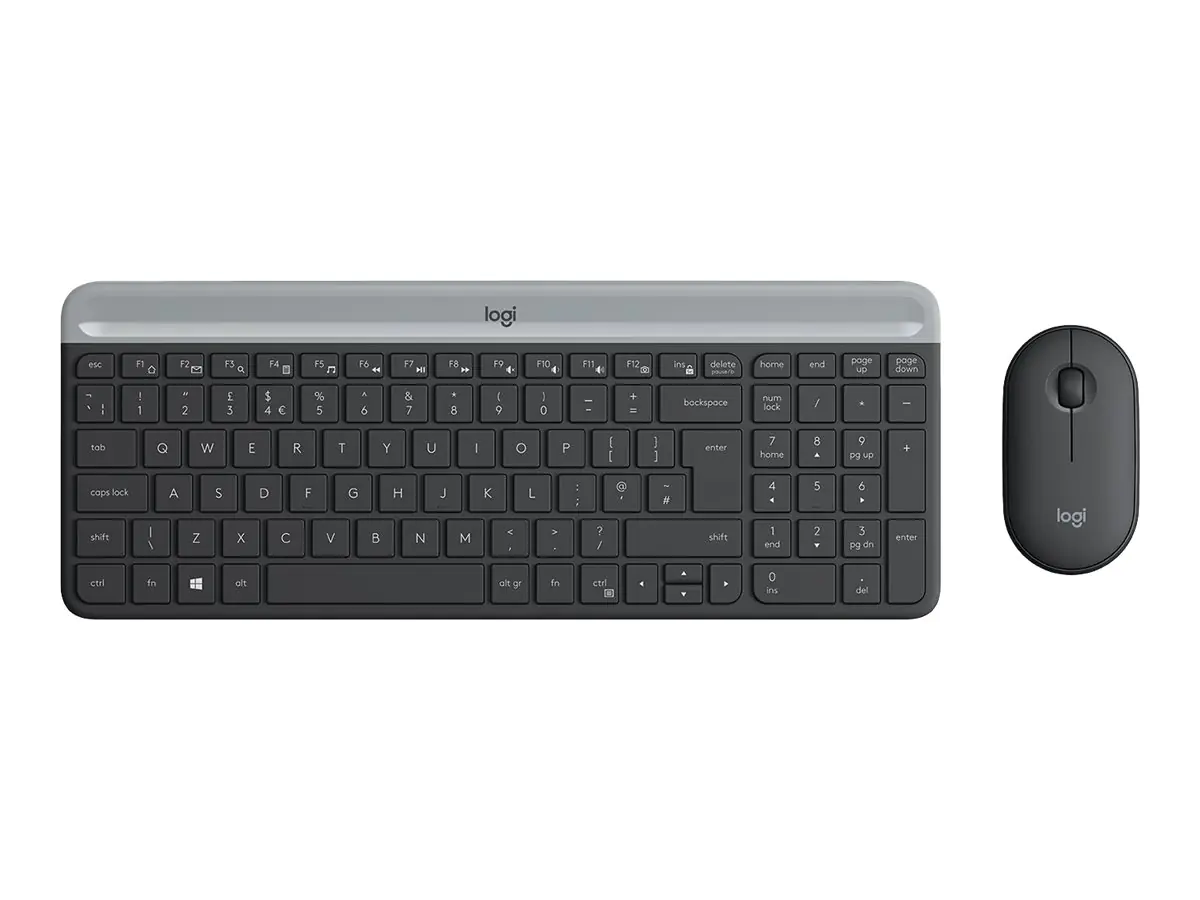 Logitech Slim Wireless Combo MK470 - Tastatur-und-Maus-Set 920-009202