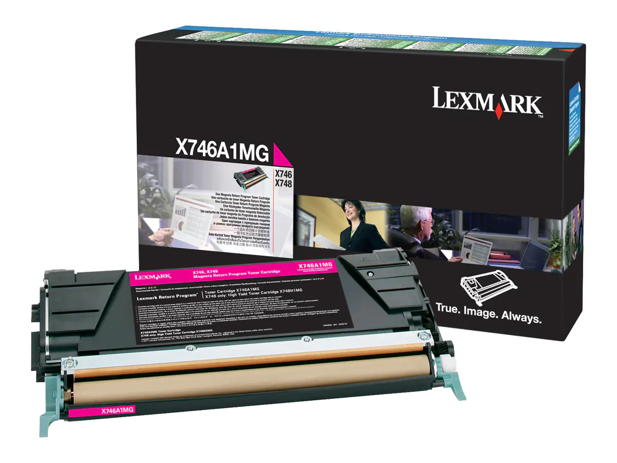 Lexmark Magenta - original - Tonerpatrone LCCP X746A1MG
