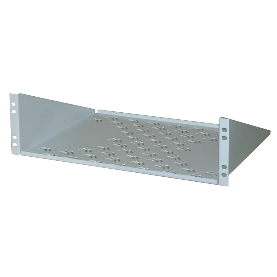 ApraNET Rack-Shelf (belüftet) - Hellgrau, RAL 7035 - 3U - 19" 31-5810-00