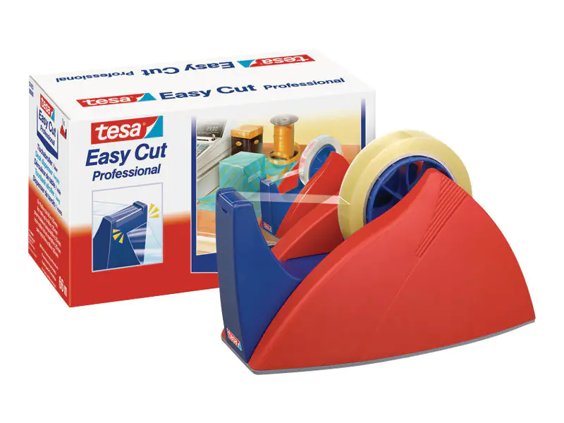tesa Tischabroller Easy Cut Professional 57422-00000 rot/blau