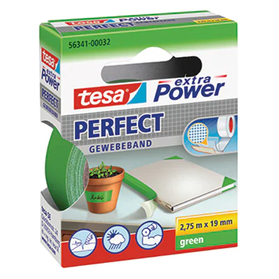 tesa Gewebeband Extra Power Perfect 56341-00032 19mmx2,75m grün tesa Gewebeband Extra Power Perfect 56341-00032 19mmx2,75m grün