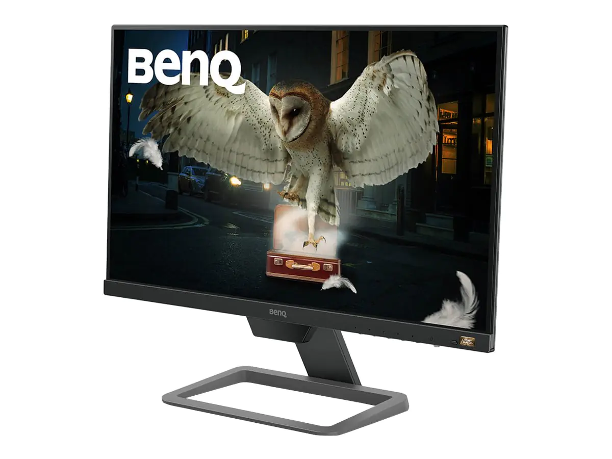 BenQ EW2480 - LED-Monitor - 60.5 cm (23.8") - 1920 x 1080 Full HD (1080p) @ 60 Hz - IPS - 250 cd/m² - 1000:1 - 5 ms - HDMI - Lautsprecher - Schwarz, metallisch grau