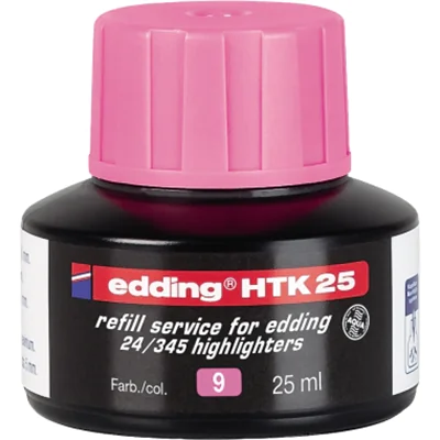 edding Nachfülltusche HTK25 4-HTK25009 25ml rosa edding Nachfülltusche HTK25 4-HTK25009 25ml rosa