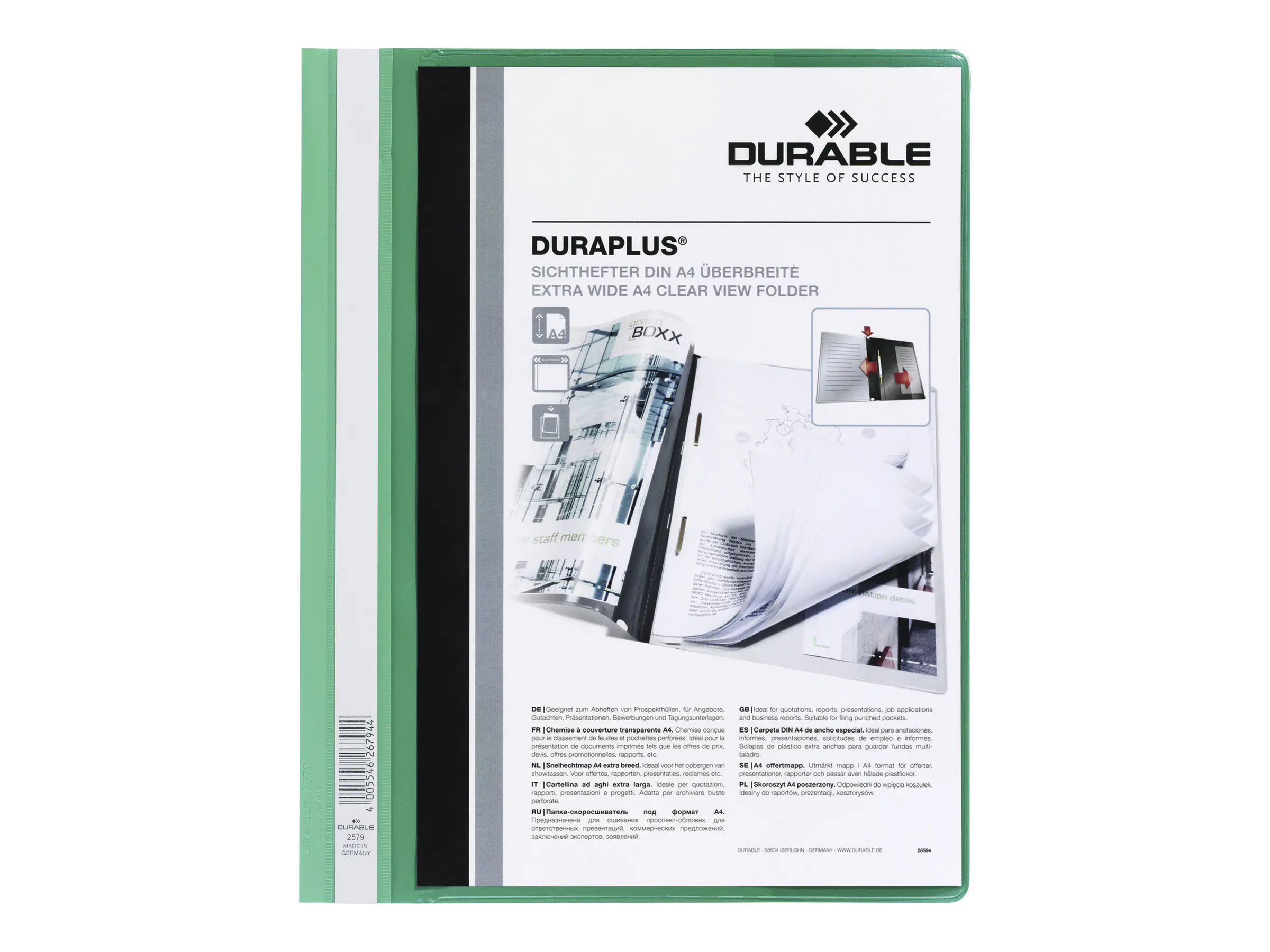 Durable DURAPLUS - Schnellhefter - für A4 (210 x 297 mm) 257905