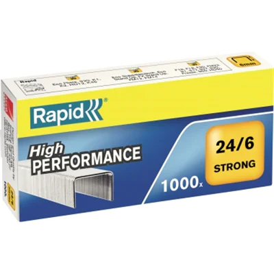 Rapid Heftklammer Strong 24855800 24/6 1.000 St./Pack. Rapid Heftklammer Strong 24855800 24/6 1.000 St./Pack.