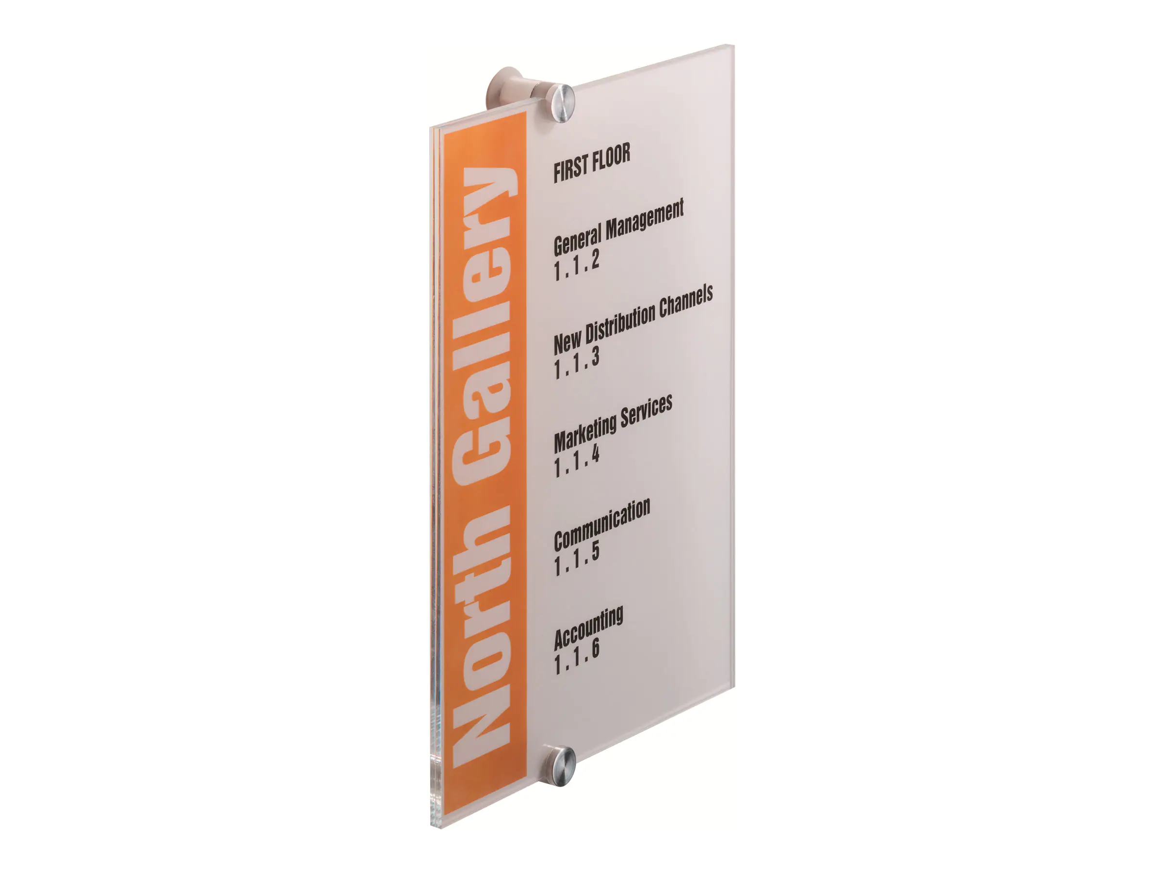 DURABLE Türschild CRYSTAL SIGN 482519 210x297mm transparent