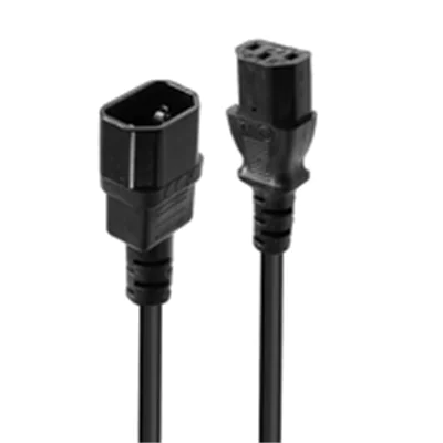 Lindy - Stromkabel - Stromversorgung: 3-Pin (Australien) (M) zu power IEC 60320 C13 nach rechts abgewinkelt - 1 m - geformt - Schwarz