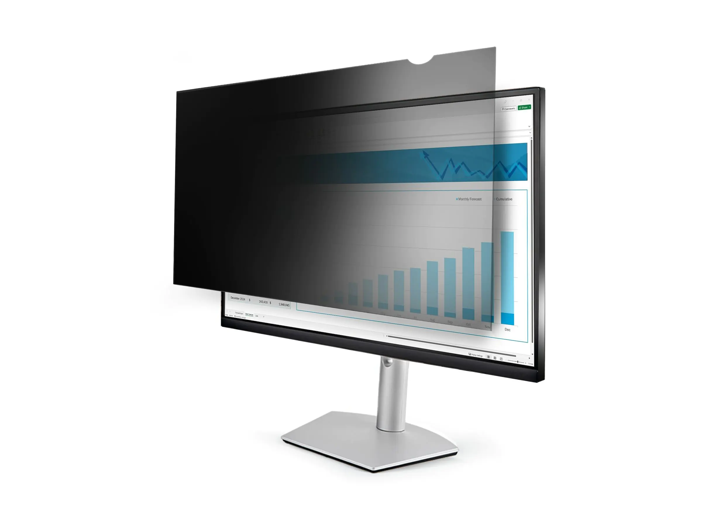 StarTech.com 25-inch 16:9 Computer Monitor Privacy Screen/Filter - Blickschutzfilter für Bild