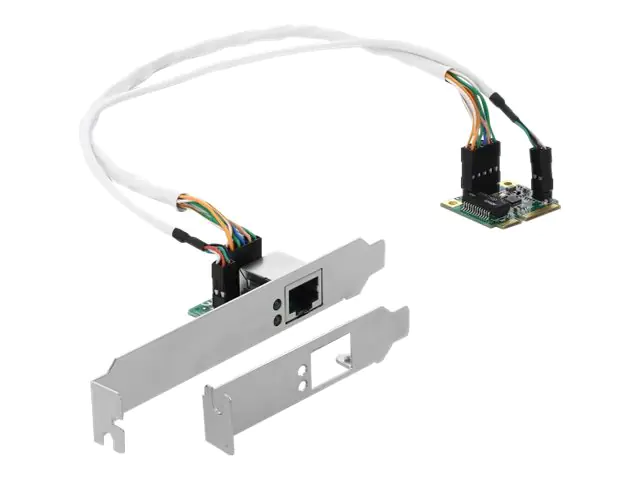 Delock Mini PCIe I/O PCIe half size 1 x Gigabit LAN Low Profile - Netzwerkadapter - 95265
