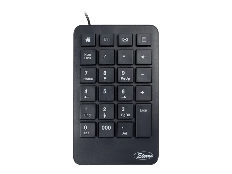 Eterno KB-120 - Tastenfeld - USB - retail Eterno KB-120 - Tastenfeld - USB - retail