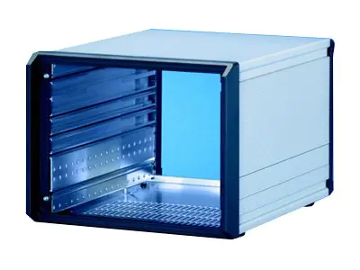 SCHROFF propacPRO - Schrank - RAL 9006, RAL 7016 - 4U - 48.3 cm (19")