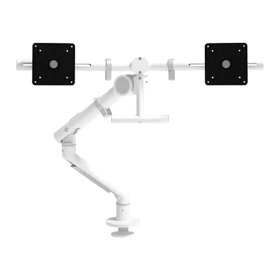 Dataflex Monitorschwenkarm Viewgo pro 2 x 4kg Stahl/Aluminium weiß Dataflex Monitorschwenkarm Viewgo pro 2 x 4kg Stahl/Aluminium weiß