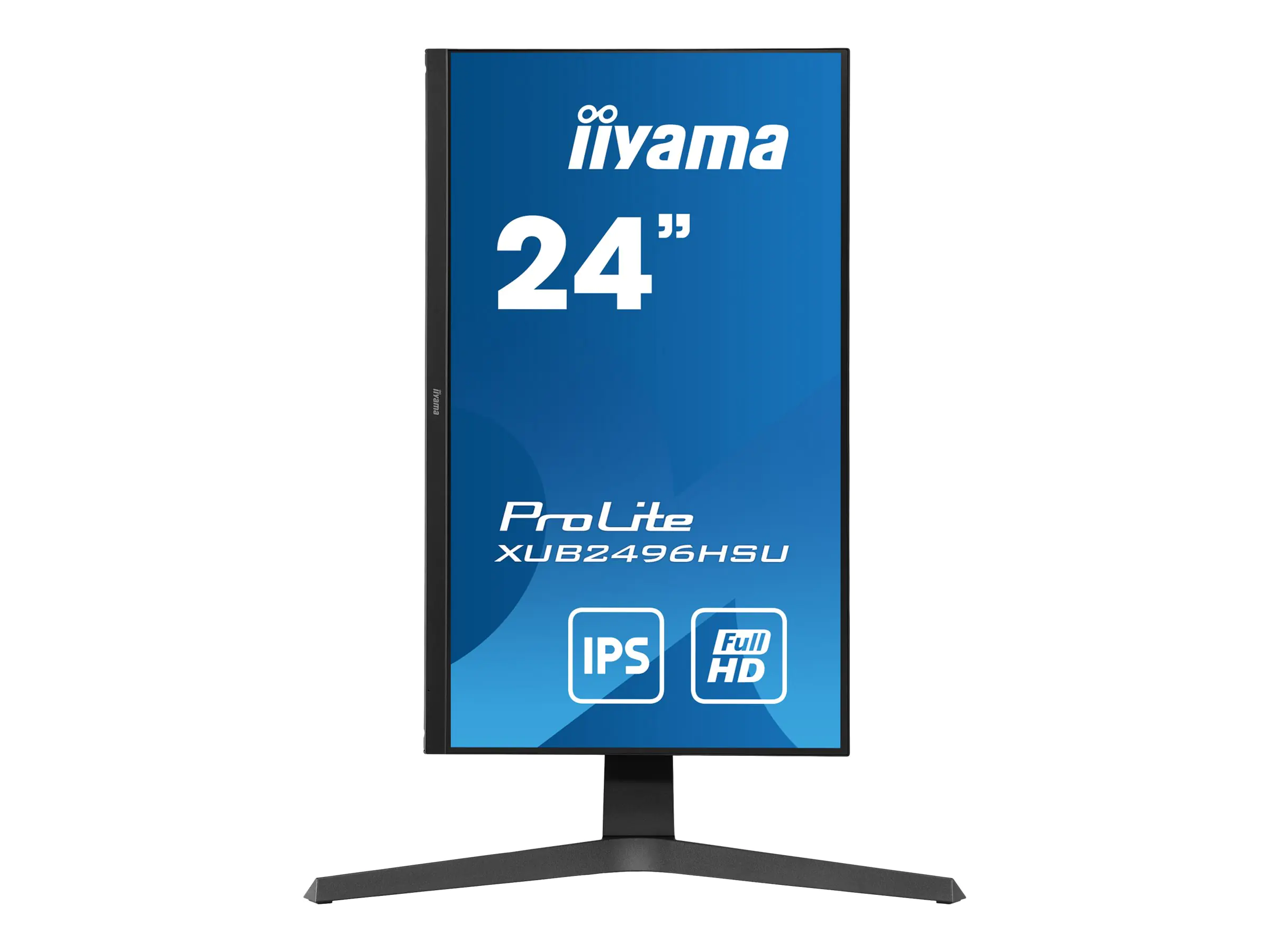 Iiyama ProLite XUB2496HSU-B1 - LED-Monitor - 61 cm (24") (23.8" sichtbar) - 1920 x 1080 Full HD (1080p) @ 75 Hz - IPS - 250 cd/m² - 1000:1 - 1 ms - HDMI, DisplayPort - Lautsprecher