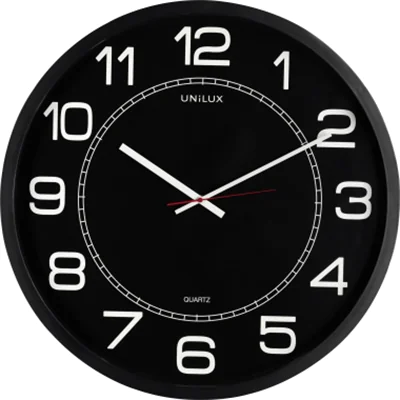 UNILUX Wanduhr Mega 400094568 57,5cm Kunststoff sw UNILUX Wanduhr Mega 400094568 57,5cm Kunststoff sw