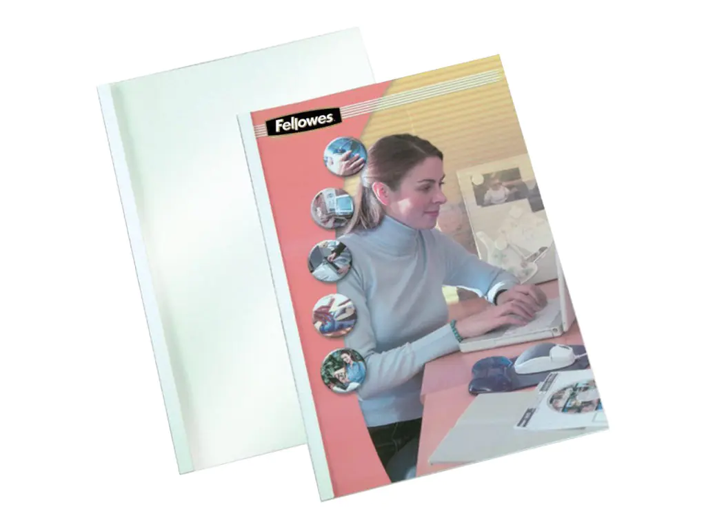 Fellowes® Thermobindemappen 5391202 150mic weiß 100 St./Pack. Fellowes® Thermobindemappen 5391202 150mic weiß 100 St./Pack.