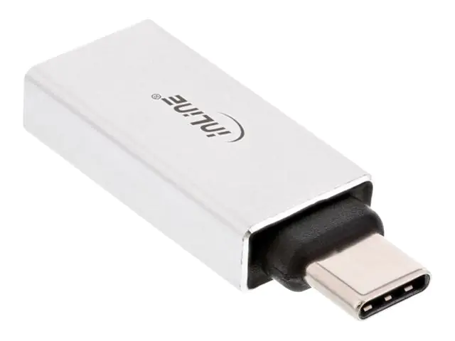InLine - USB-Adapter - USB-C (M) bis USB Typ A (W) - USB 3.1 - 3 A - 15 cm