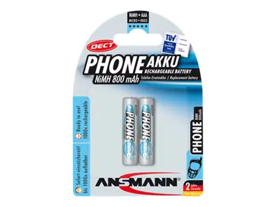 Ansmann Phone - Batterie 2 x AAA - NiMH - (wiederaufladbar) 5035332