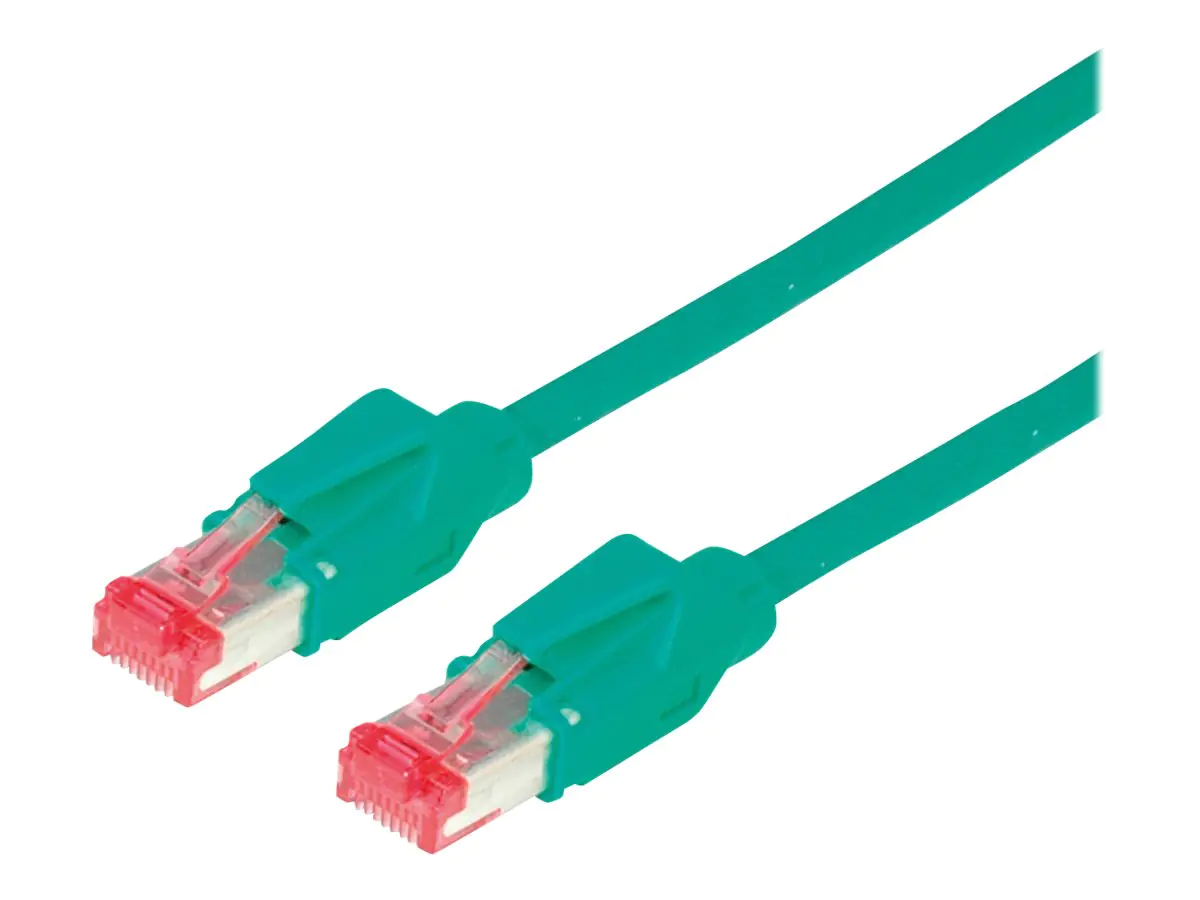 Secomp DRAKA UC600 SS27 - Patch-Kabel - RJ-45 (M) zu RJ-45 (M) - 15 m - SSTP-Kabel - CAT 6 - halogenfrei - grün