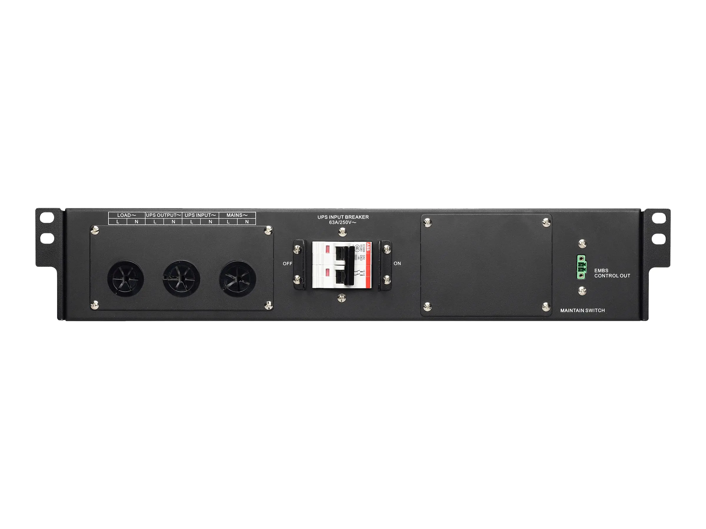 PowerWalker MBS - Umleitungsschalter (Rack - einbaufähig) - Wechselstrom 600 V - 2U - 48.3 cm (19") 10120584