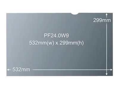 3M Blickschutzfilter - Blickschutzfilter für Bildschirme - 61 cm (24") - Schwarz 3M Blickschutzfilter - Blickschutzfilter für Bildschirme - 61 cm (24") - Schwarz