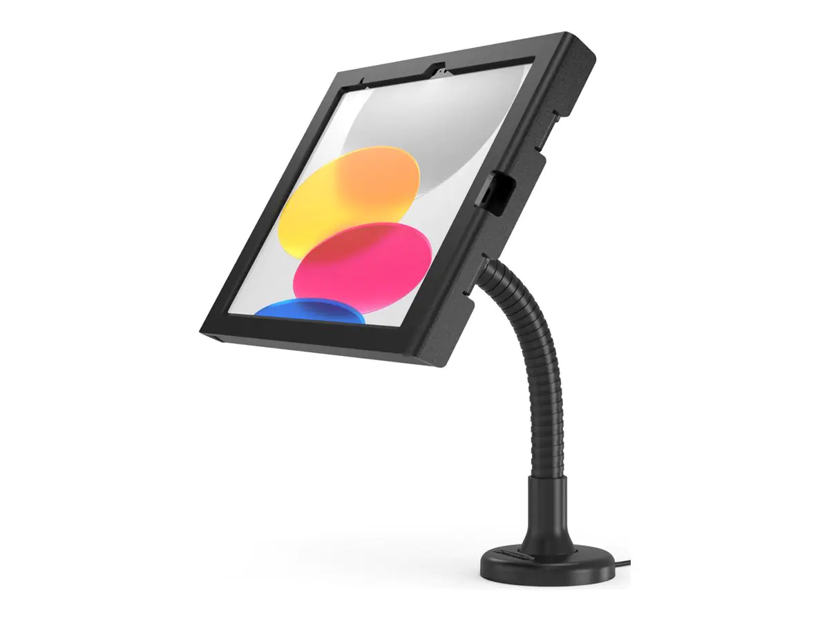 Compulocks iPad 10th-11th (A16) Gen Swell Enclosure Flex Arm Mount Black - Aufstellung - für Tablett - Swell Gehäuse - Schwarz - Bildschirmgröße: 27.7 cm (10.9") - Oberflächenmontage - für Apple 10.9-inch iPad Air Wi-Fi, Wi-Fi + Cellular