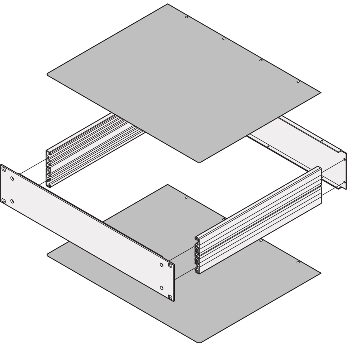 SCHROFF COVER PLATE 460D PLAIN