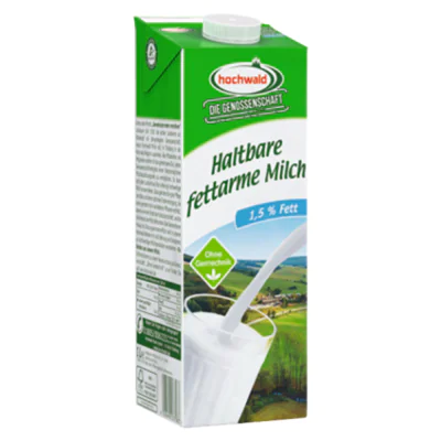 hochwald H-Milch 03871 1,5Prozent 1l 12 St./Pack. hochwald H-Milch 03871 1,5Prozent 1l 12 St./Pack.
