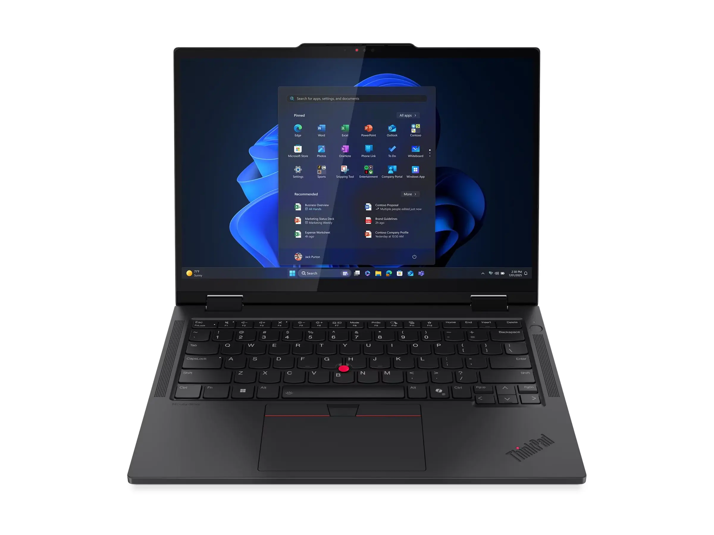 Lenovo ThinkPad T14s 2-in-1 Gen 1 21R3 - Flip -Design - Intel Core Ultra 7 255U - Win 11 Pro -
