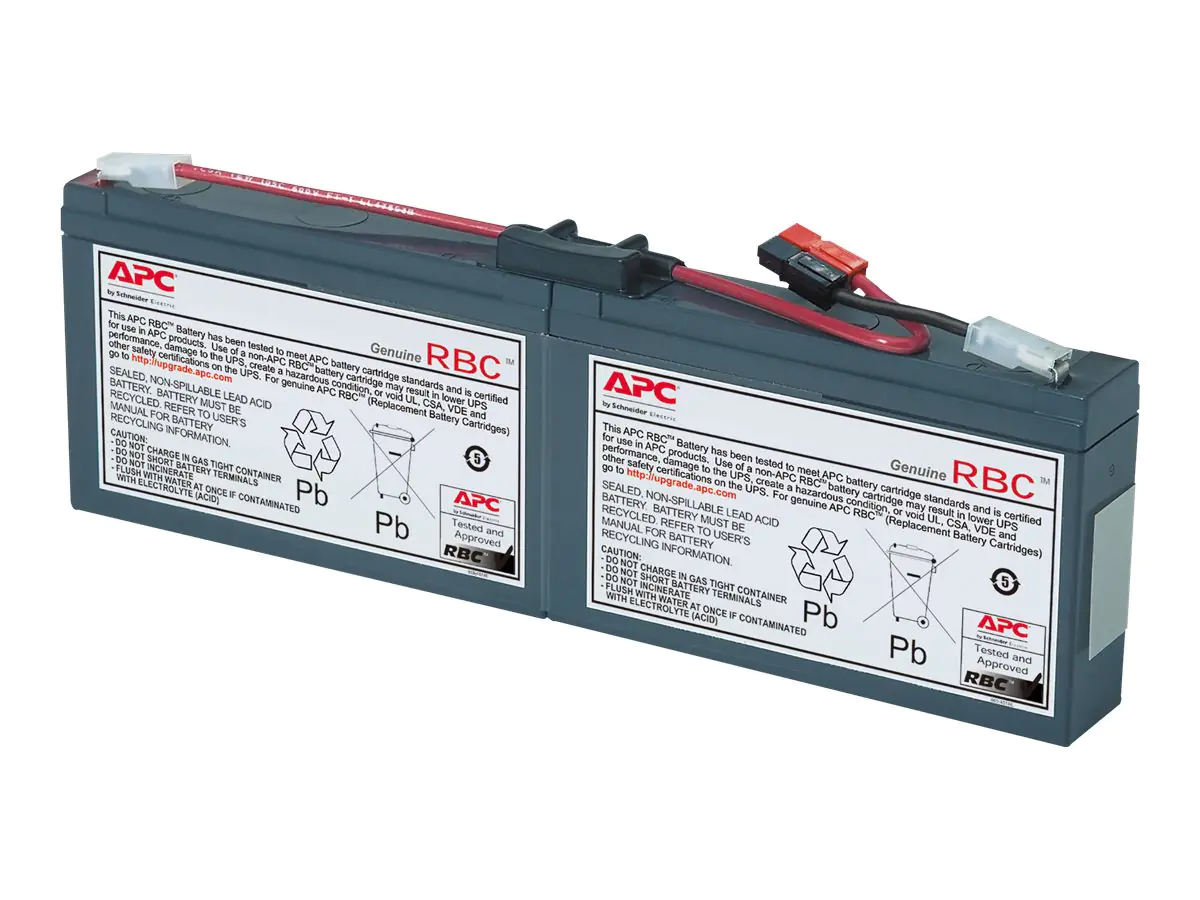APC Replacement Battery Cartridge #18 - USV-Akku - 1 x Batterie - Bleisäure - Schwarz - für P/N: AP1250RM, PS450, SC1500, SC250RM1U, SC250RMI1U, SC450R1X542, SC450RM1U, SC450RMI1U APC Replacement Battery Cartridge #18 - USV-Akku - 1 x Batterie - Bleisäure - Schwarz - für P/N: AP1250RM, PS450, SC1500, SC250RM1U, SC250RMI1U, SC450R1X542, SC450RM1U, SC450RMI1U