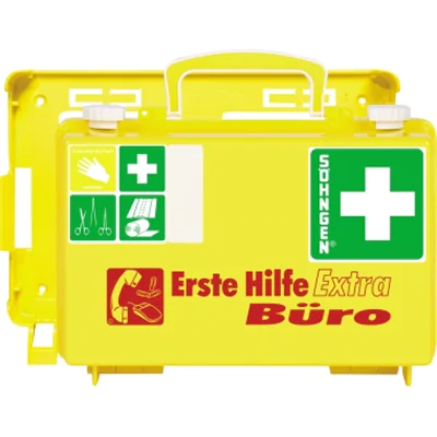 SÖHNGEN Erste Hilfe Koffer EXTRA Büro 0320126 DIN 13157 leuchtgelb SÖHNGEN Erste Hilfe Koffer EXTRA Büro 0320126 DIN 13157 leuchtgelb