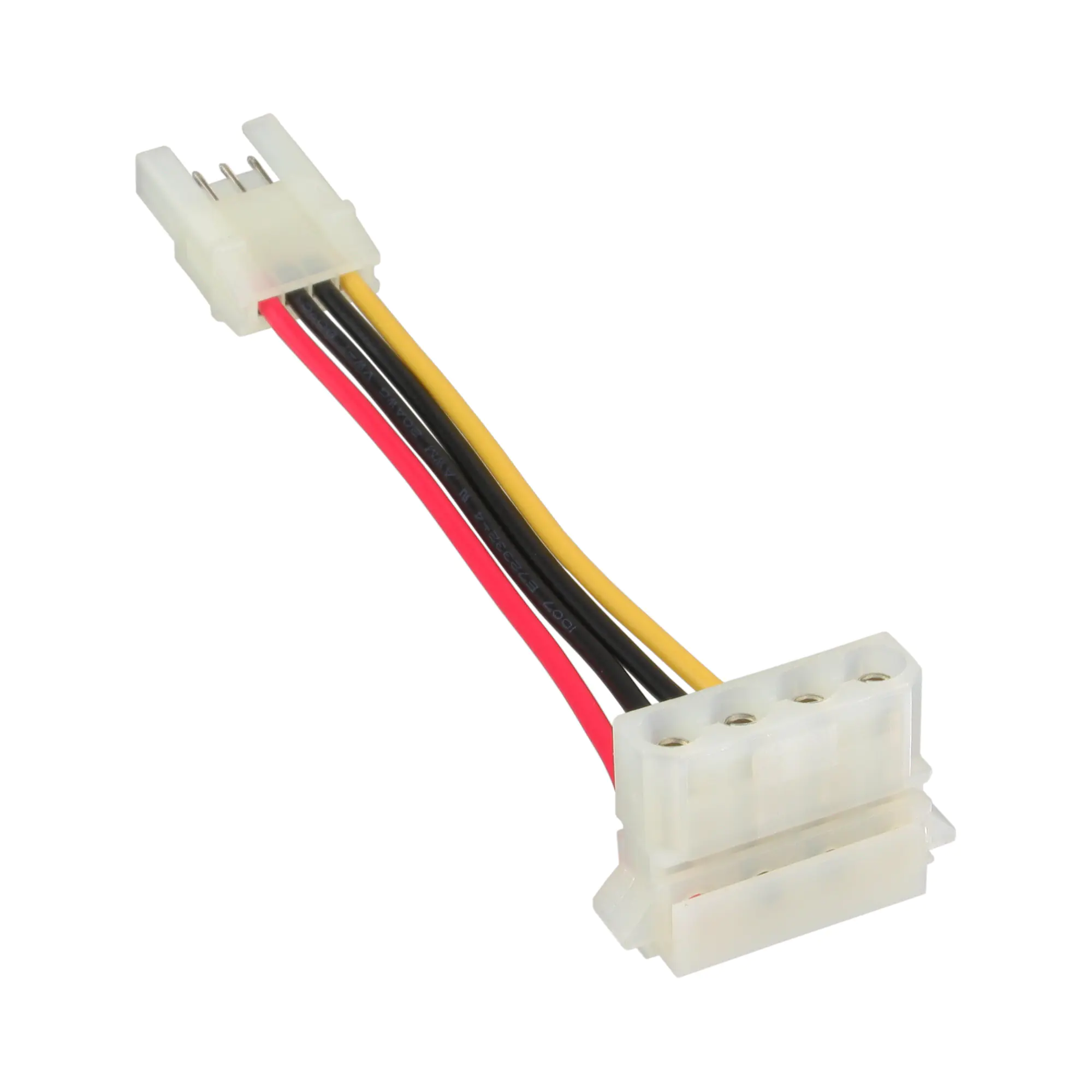 InLine Stromadapter - 8,89cm (3,5") Buchse zu 13,34cm (5,25") Stecker gewinkelt 26622