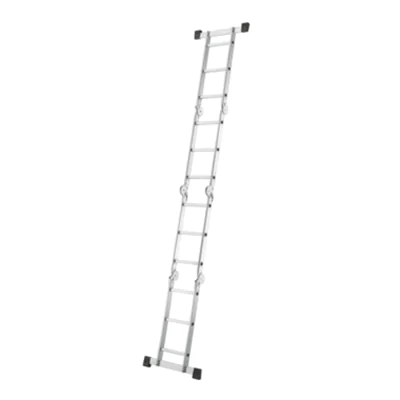 Hailo Multifunktionsleiter M60 4,35m Aluminium/Stahl/Kunststoff silber Hailo Multifunktionsleiter M60 4,35m Aluminium/Stahl/Kunststoff silber