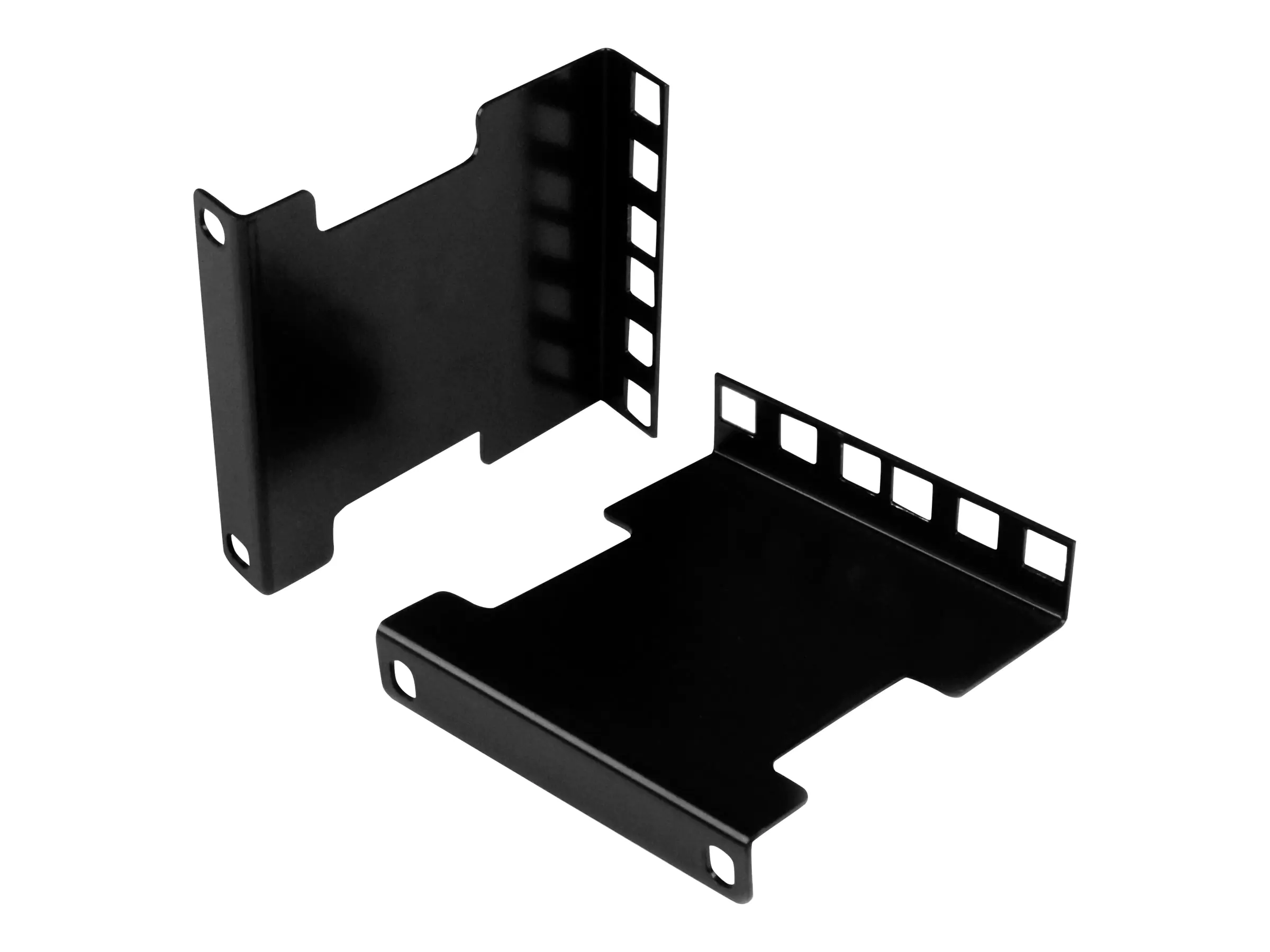 StarTech Schienentiefenadapter für Server-Racks - 2HE - Rack Extender 10cm - Rack-Schienenadapter - 2U