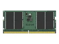 Kingston - DDR5 - Kit - 64 GB: 2 x 32 GB - SO DIMM 262-PIN - 4800 MHz / PC5-38400 - CL40 - 1.1 V - ungepuffert - non-ECC - für ASUS ROG Flow X16; ROG Strix SCAR 17 SE; Dell Inspiron 16; Precision 34XX, 7770