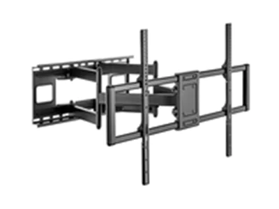 equip - Halterung - Voll beweglich - für LCD-Display / Curved LCD-Display - schwerlast - stainless steel - Schwarz (60"-120") - Wandmontage