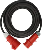 Brennenstuhl 1169390250, 25 m, Draußen, IP44, Ölbeständig, UV-beständig, Schwarz, Rot, 400 V