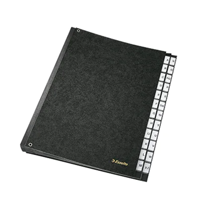 Esselte Pultordner 629997 A-Z Hartpappe schwarz Esselte Pultordner 629997 A-Z Hartpappe schwarz