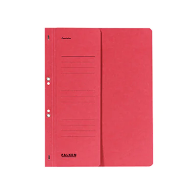 Falken Ösenhefter 80003817 DIN A4 kaufm. Heftung 250g Karton rot Falken Ösenhefter 80003817 DIN A4 kaufm. Heftung 250g Karton rot