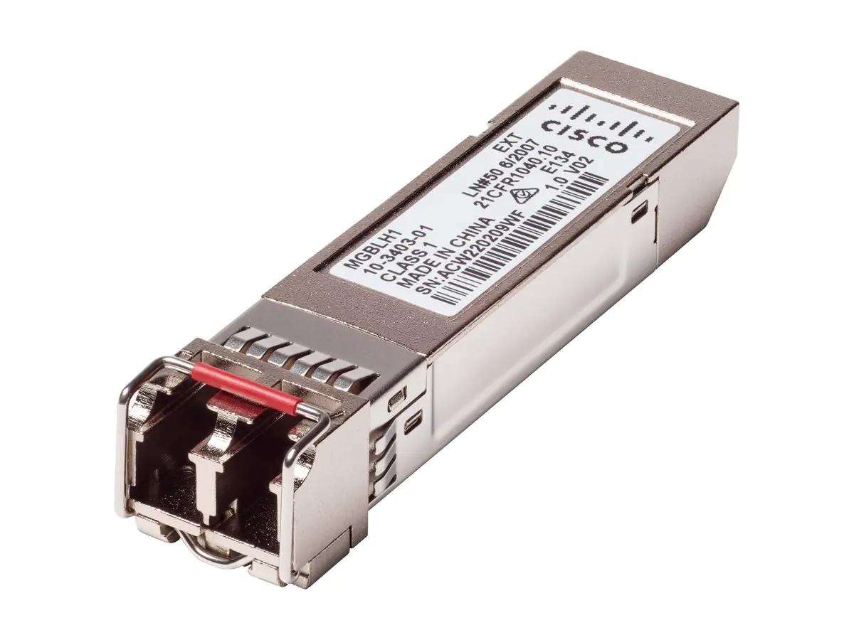 Cisco Small Business MGBLH1 - SFP (Mini-GBIC)-Transceiver-Modul - GigE - 1000Base-LH - LC - bis zu 40 km - 1310 nm - für Business 110 Series; 220 Series; 350 Series; Small Business SF350, SF352, SG250, SG350