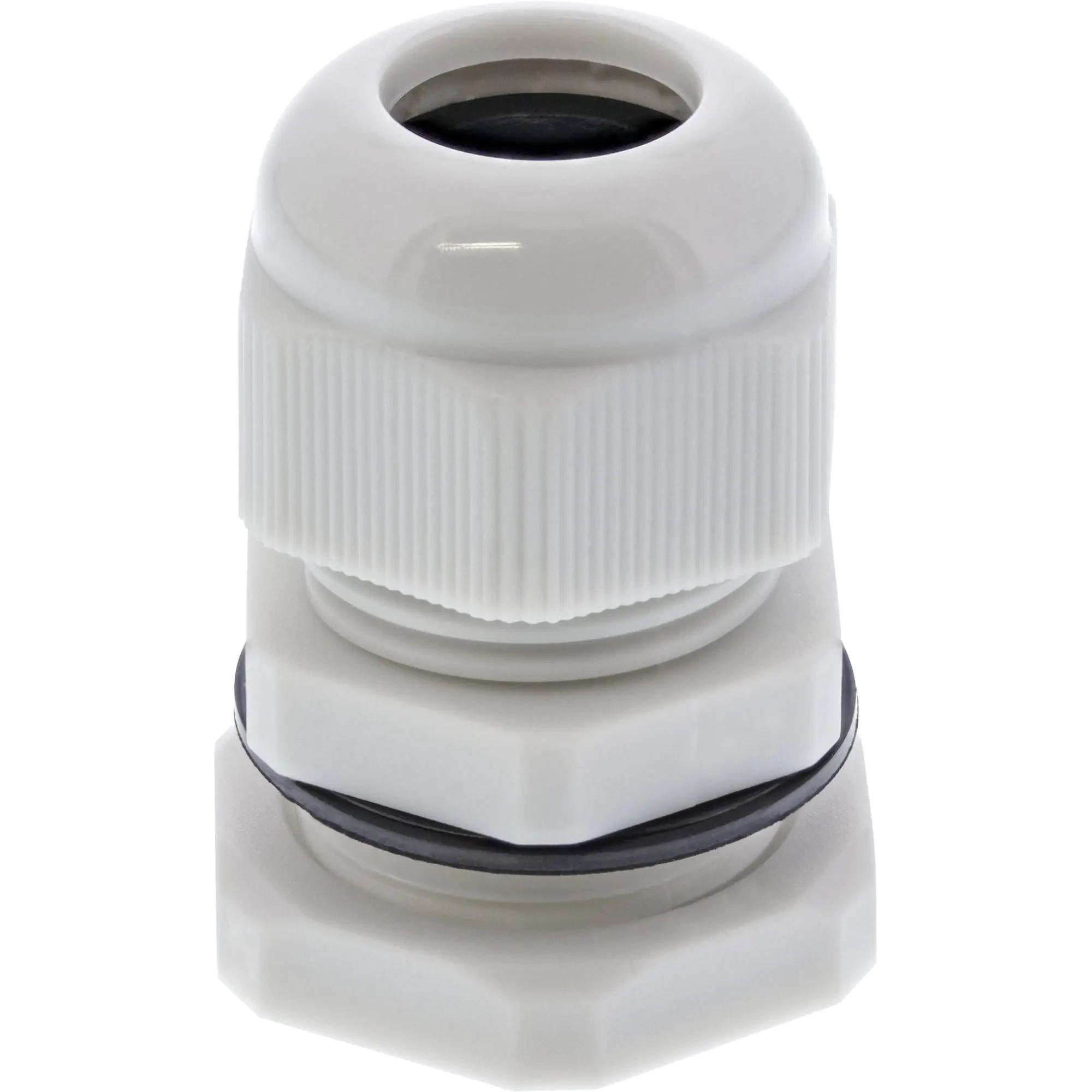 InLine Kabeldurchführung PG 13.5 Nylon IP68 6-12mm - grau - 10 Stück