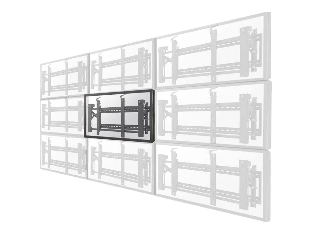 Neomounts LED-VW2000BLACK - Halterung - für Flachbildschirm - verriegelbar - Schwarz - Bildschirmgröße: 81.3-191 cm (32"-75")