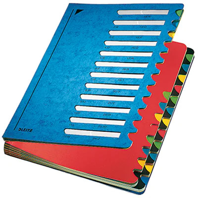 Leitz Ordnungsmappe Deskorganizer Color 59140035 24Fächer blau Leitz Ordnungsmappe Deskorganizer Color 59140035 24Fächer blau