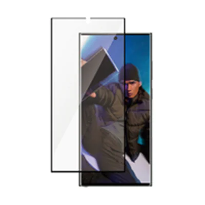 SAFE. by PanzerGlass - Bildschirmschutz für Handy - Ultra-Wide Fit mit EasyAligner - Glas - Rahmenfarbe schwarz - für Samsung Galaxy S24 Ultra