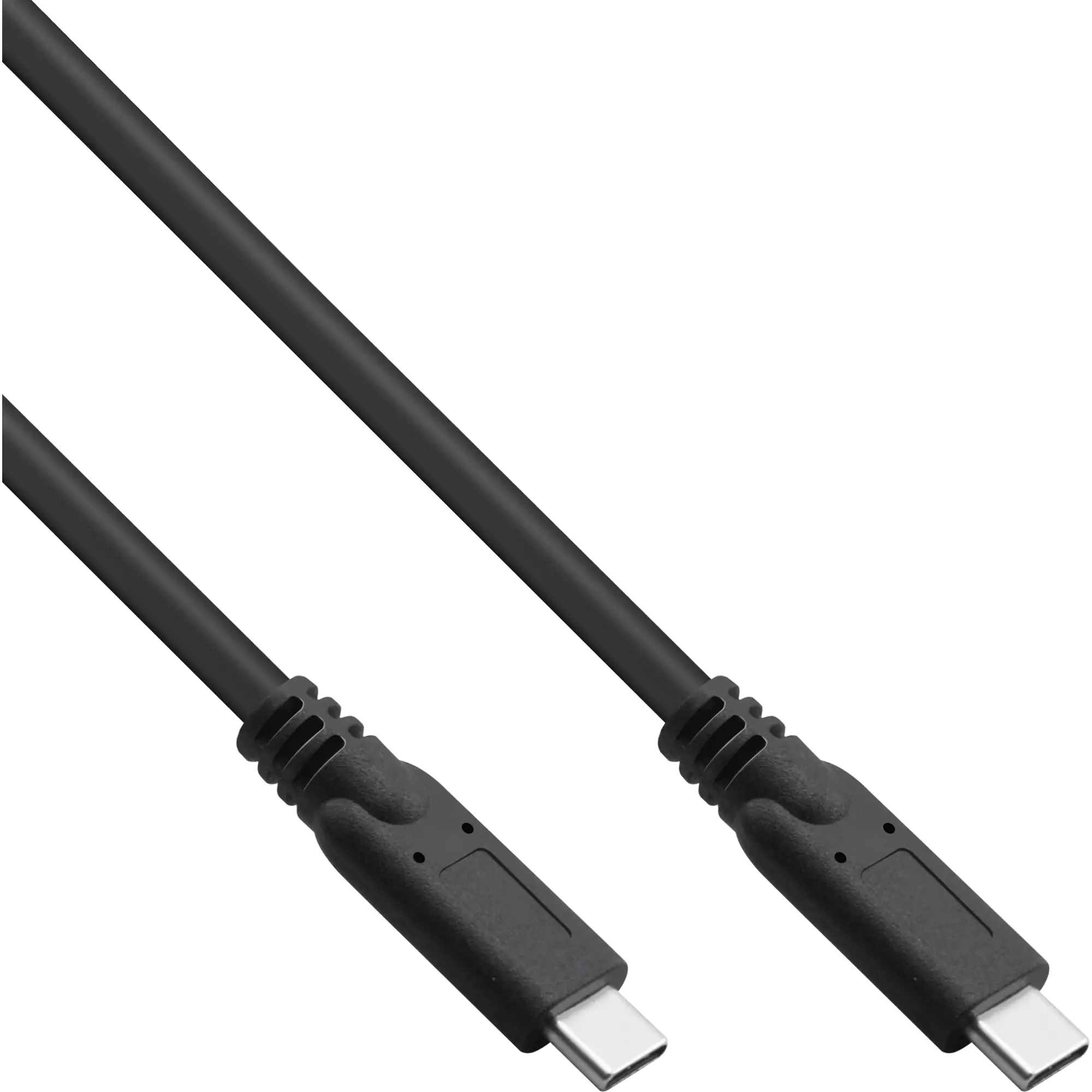 InLine - USB-Kabel - 24 pin USB-C (M) zu 24 pin USB-C (M) - USB 3.2 Gen 2 - 20 V - 3 A - 5 m - USB Power Delivery (60W) - Schwarz InLine - USB-Kabel - 24 pin USB-C (M) zu 24 pin USB-C (M) - USB 3.2 Gen 2 - 20 V - 3 A - 5 m - USB Power Delivery (60W) - Schwarz