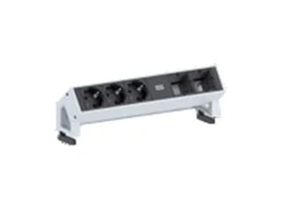 Bachmann DESK 2 - Steckdosenleiste - Eingabe, Eingang GST18 - Ausgangsanschlüsse: 3 - 20 cm - Deutschland - Schwarz, weiß, RAL 9010 Bachmann DESK 2 - Steckdosenleiste - Eingabe, Eingang GST18 - Ausgangsanschlüsse: 3 - 20 cm - Deutschland - Schwarz, weiß, RAL 9010