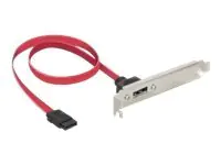 Delock Serielles ATA-Slotblech - intern/extern SATA 7-Pin SATA extern 82720 50 cm