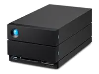 LaCie 2big Dock - Festplatten-Array - 60 TB - 2 Schächte (SATA-600) STLG60000400